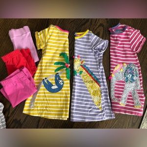 Size 2-3T Mini Boden Dress and shorts bundle